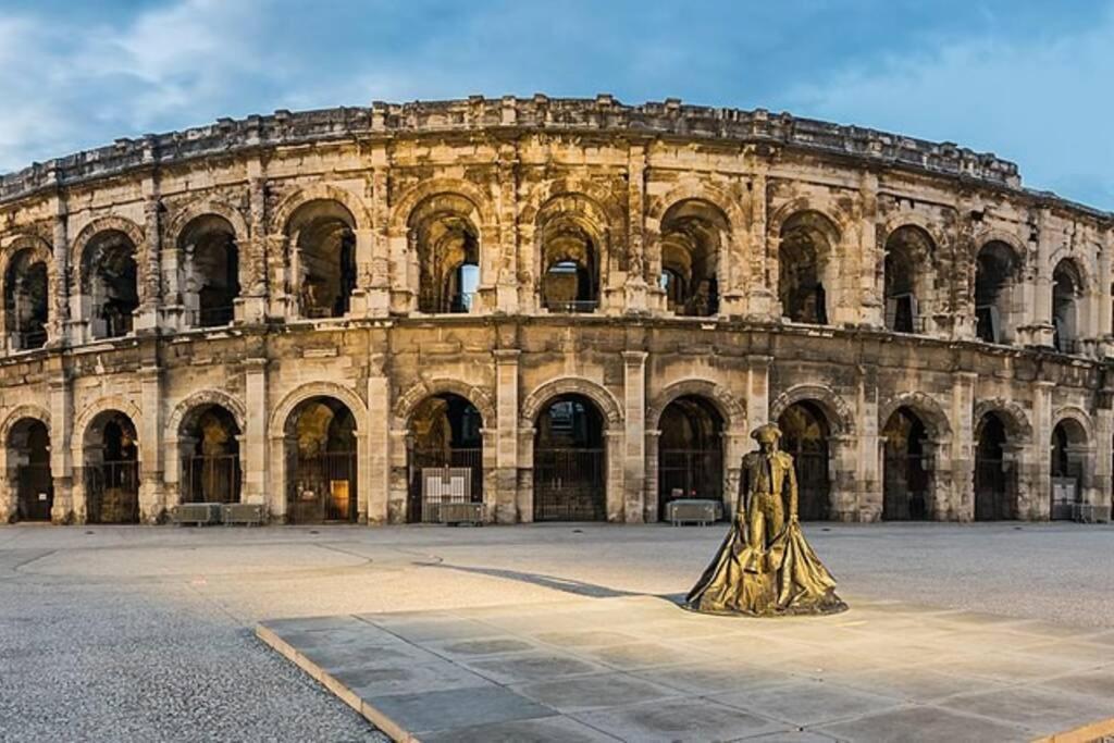 Le studio D'auguste- Cœur de Nîmes-chaleureux-emplacement idéal Esterno foto